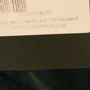 PrettyLittleThing | Tops | Nwt Pretty Little Thing Blouse ...